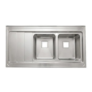 سینک ظرفشویی روکار راست مدل 1088 ایلیا استیل ILIA STEEL