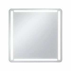 آینه آرایشی مستطیل عمودی بدون قاب خطی نور نچرال سایز 70*60 (VLBN) گلسموند GLASS MOND مریم7*12