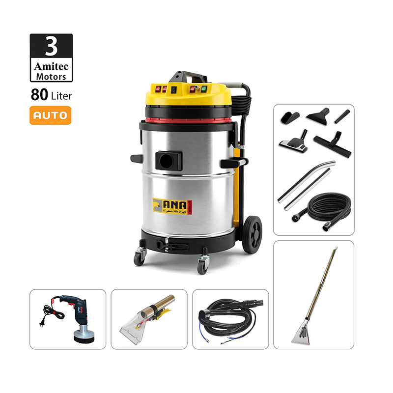 دستگاه مبل شویی و موکت شویی سه موتوره اتوماتیک مدل ASC83 ECO Full آنا ANA