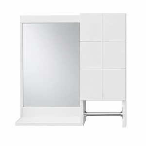آینه باکس سفید 50*50 مدل مربع