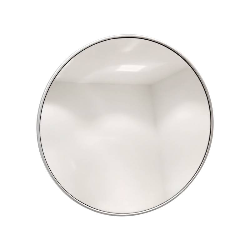 آینه ساده قاب نقره ای دایره سایز 70 (CM) گلسموند GLASS MOND