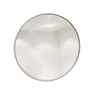 آینه ساده قاب نقره ای دایره سایز 70 (CM) گلسموند GLASS MOND 