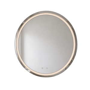 آینه آرایشی دایره نور دور مهتابی نور پشت آفتابی سایز 70 خطی گلسموند GLASS MOND