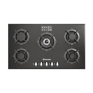 اجاق گاز 5 شعله شیشه ای مشکی مدل G5543 اسپرتیج SPORTAGE