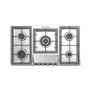 اجاق گاز 5 شعله شیشه ای مشکی مدل G5504 اسپرتیج SPORTAGE