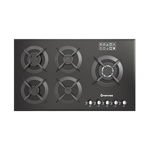 اجاق گاز 5 شعله شیشه ای مشکی مدل G5529 اسپرتیج SPORTAGE
