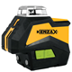 تصویر تراز لیزری 4 خط شارژی 360 درجه (لیزر سبز) کد KLL-1146 کنزاکس KENZAX
