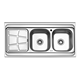 تصویر سینک ظرفشویی دو لگن کد BS-5004 بورنیک BORNIK