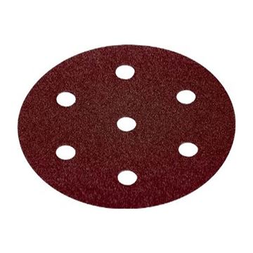 تصویر سنباده اوربیتال گرد پشت چسبدار 7 سوراخ قطر 150 پاس PAS