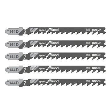تصویر ست تیغه چوب اره عمودبر سری 5 عددی اصلی مدل T144D بوش BOSCH
