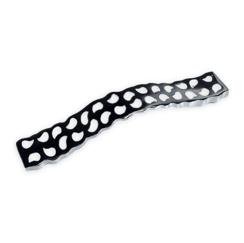 تصویر  دستگیره کابینت دو پیچ کروم میلوکس R206