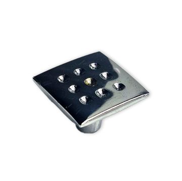 تصویر دستگیره کابینت تک پیچ کروم مدل R111 میلوکس