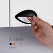 تصویر  دستگیره کابینتی دو پیج H 2600-64 اچ تی ان پرایم HTN PRIME
