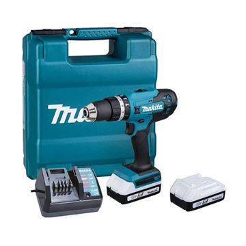 تصویر دریل شارژی چکشی 18 ولت مدل HP488D002 ماکیتا MAKITA