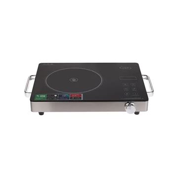 تصویر اجاق گاز شیشه ای برقی 1 شعله مدل T1-01 دی اس تی DST