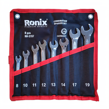 تصویر ست آچار یکسر تخت 8 عددی مدل 2157 رونیکس RONIX