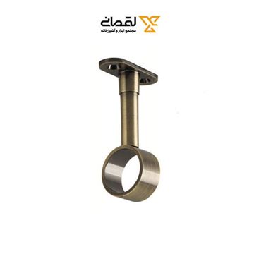 تصویر پایه سقفی گرد لوله استیل 25 ته باز کد N501 نایس NAICE