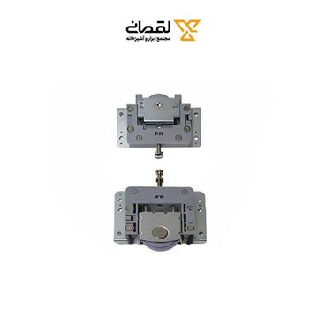 مکانیزم درب کمد ریلی سه درب با پروفیل SLIDE LINE آرام بند SLS-3DR مشکی سارو SARO