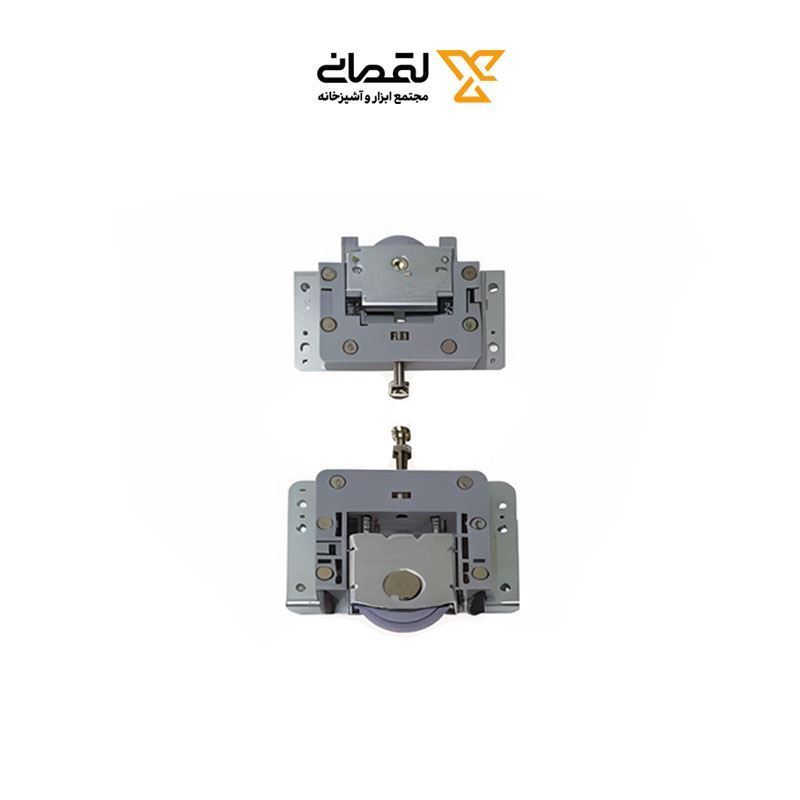 مکانیزم درب کمد ریلی سه درب با پروفیل SLIDE LINE آرام بند SLS-3DR مشکی سارو SARO