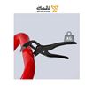 تصویر  انبر کلاغی ۱۰۰ میلی‌متر مدل 8700100 کنیپکس آلمان KNIPEX