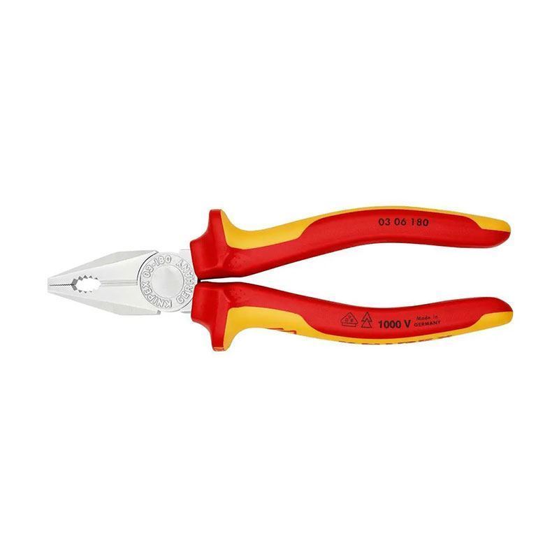 تصویر  انبر دست 180 میلیمتر مدل 0306180 کنیپکس آلمان KNIPEX