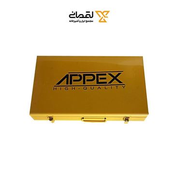 تصویر اتو لوله سبز با لوازم کد 2504 اپکس ‎ APPEX
