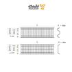 تصویر  آبچکان دو طبقه الیسا ویژه کابینت ام دی اف آدلان ADLAN