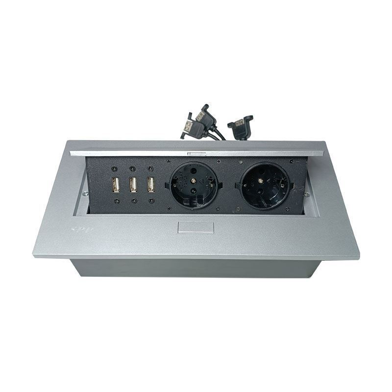پریز برق توکار مستطیل 1002 SPP