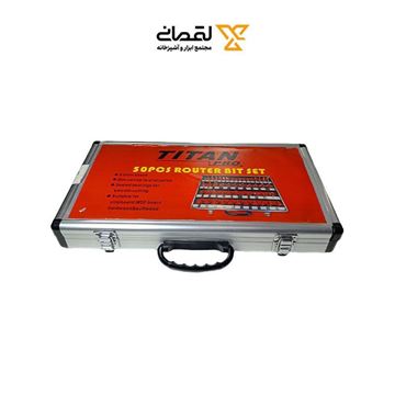  ست تیغ فرز نجاری 50 عدد 8 م.م تیتان پرو