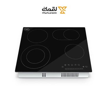 اجاق گاز شیشه ای برقی 4 شعله مدل T4-01 دی اس تی DST-02