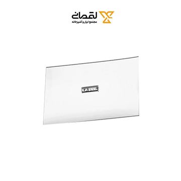 تصویر هود 90 سانت شیشه ای مورب مدل دلتا H211 سفید ایلیا استیل