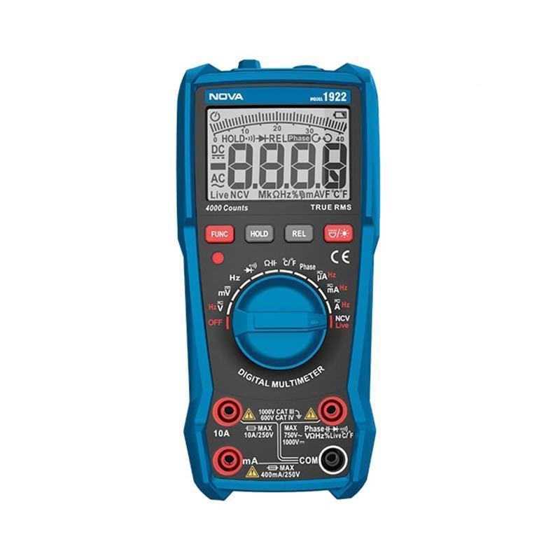 مولتی متر دیجیتال 1000V مدل 1922 نووا NOVA