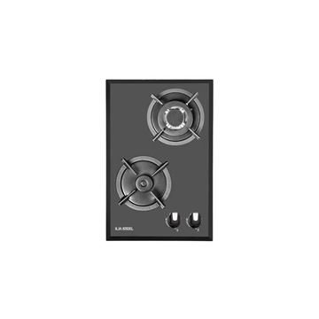 اجاق گاز شیشه ای 2 شعله مدل G201 ایلیا استیل