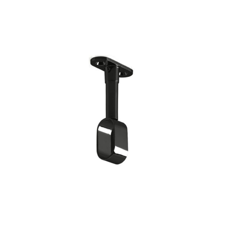 پایه سقفی بیضی لوله استیل 16 رگلاژی مشکی کد 16-1060 ملونی MELLONI