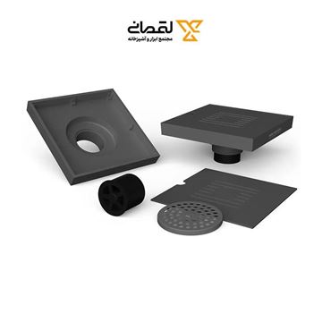 کفشور 15  15 راه راه کروم مات اهورا کد SM408 سارانیک SARANIC-02
