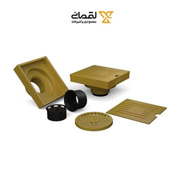 کفشور 10 * 10 طلایی مات درب استیل مدل اهورا کد GM402 سارانیک SARANIC-02