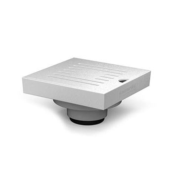 کفشور آلومینیوم درب استیل مدل اهورا 10 * 10 سفید کد W402 سارانیک SARANIC-01