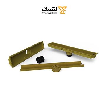 کفشور دو حالته 30 سانت زیر پلاستیکی طلایی مات پاکزادکد FGM615 سارانیک SARANIC-02