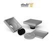 کفشور 12  12 سرامیک خور آلومینیوم دو حالته سفید مدل آرتاک کد W306 سارانیک SARANIC-02
