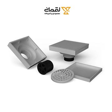 کفشور 12  12 سرامیک خور آلومینیوم دو حالته سفید مدل آرتاک کد W306 سارانیک SARANIC-02