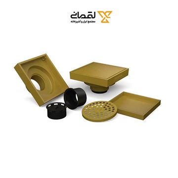 کفشور 15 * 15 سرامیک خور طلایی مات مدل آرتاک کد GM307 سارانیک SARANIC-02