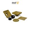 کفشور 10  10 طلایی مات کد SGM404P سارانیک SARANIC-02
