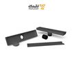 کفشور 30 سانت خروجی وسط کروم مات مدل ارمغان کد TD402 سارانیک SARANIC-02
