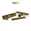 کفشور دو حالته 60 سانت خروجی وسط طلایی مات مدل آذین کد TDA سارانیک SARANIC-02