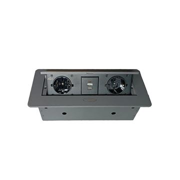 پریز برق مستطیلی تو کار طوسی کد ACS-G24 آما AMA