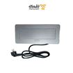 پریز برق مستطیلی تو کار سیلور کد ACS-S20 آما AMA
