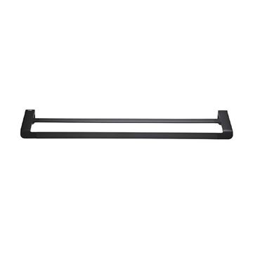 آویز حوله دونفره مدل HW058 مشکی اچ تی ان پرایم HTN PRIME