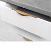 دستگیره کابینتی دو پیچ تاپ ساید مدل ویانا طلایی کد 7018 ملونی MELONI-01