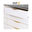 دستگیره کابینتی دو پیچ تاپ ساید مدل ویانا طلایی کد 7018 ملونی MELONI-02