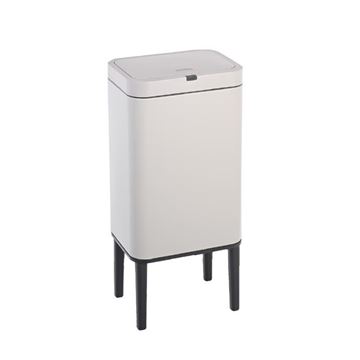 سطل زباله ۹ لیتری باسنسور پایه دار خاکستری مدل HTD101 اچ تی ان پرایم HTN PRIME